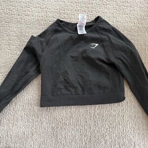 Gymshark Charcoal Long Sleeve Top